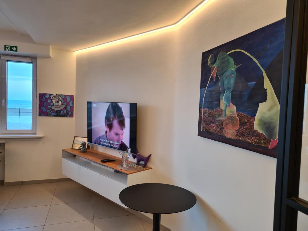 דירות אוסטנדה Frontaal Gelijkvloers Seaview 80M² 2 Slp מראה חיצוני תמונה