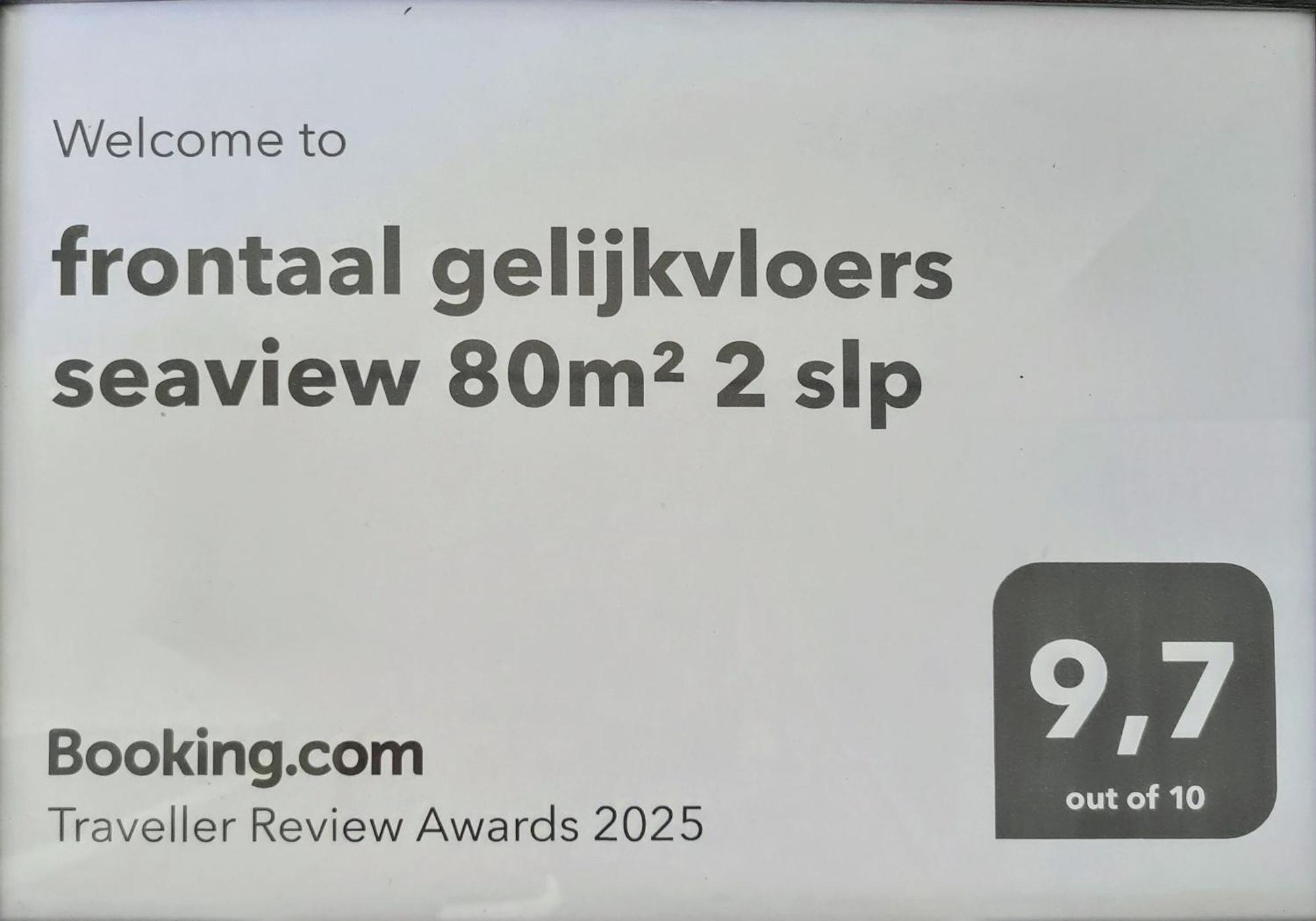 דירות אוסטנדה Frontaal Gelijkvloers Seaview 80M² 2 Slp מראה חיצוני תמונה